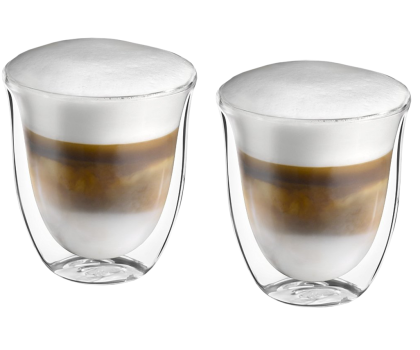 Akcesoria do ekspresów DeLonghi Szklanki do cappuccino zestaw 2 sztuki